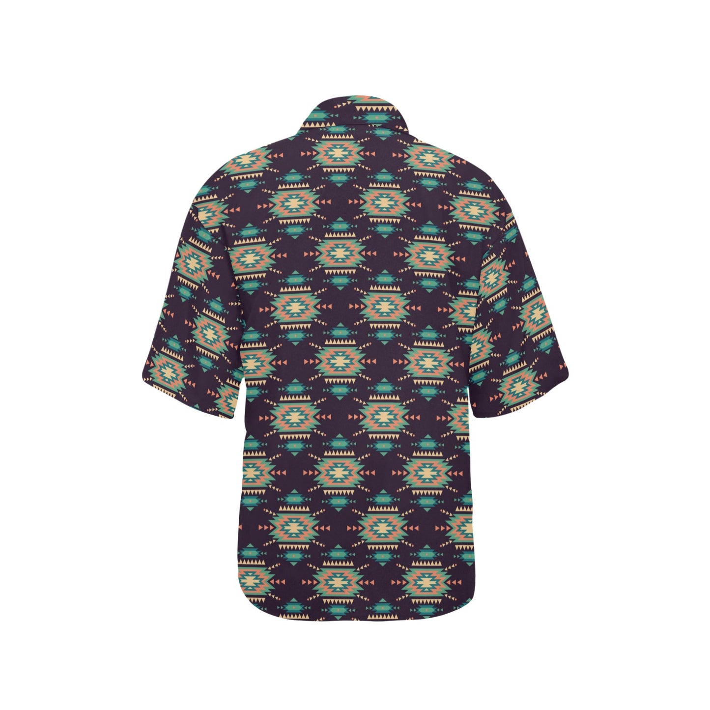 Navajo Geometric Style Print Pattern Women's Hawaiian Shirt