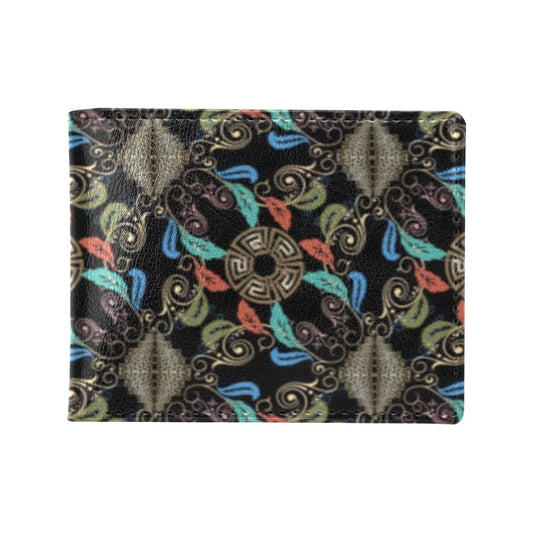 Ancient Greek Print Design LKS308 Men's ID Card Wallet