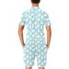 Alpaca Pattern Print Design 02 Men's Romper