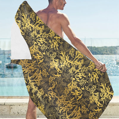 Seaweed Print Design LKS303 Beach Towel 32" x 71"