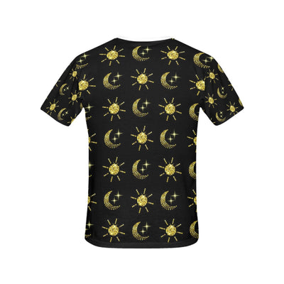 Sun Moon Print Design LKS304 Women's  T-shirt