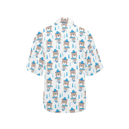 Ski Print Design LKS306 Women's Hawaiian Shirt