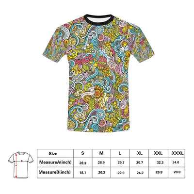 Hippie Print Design LKS301 Men's All Over Print T-shirt