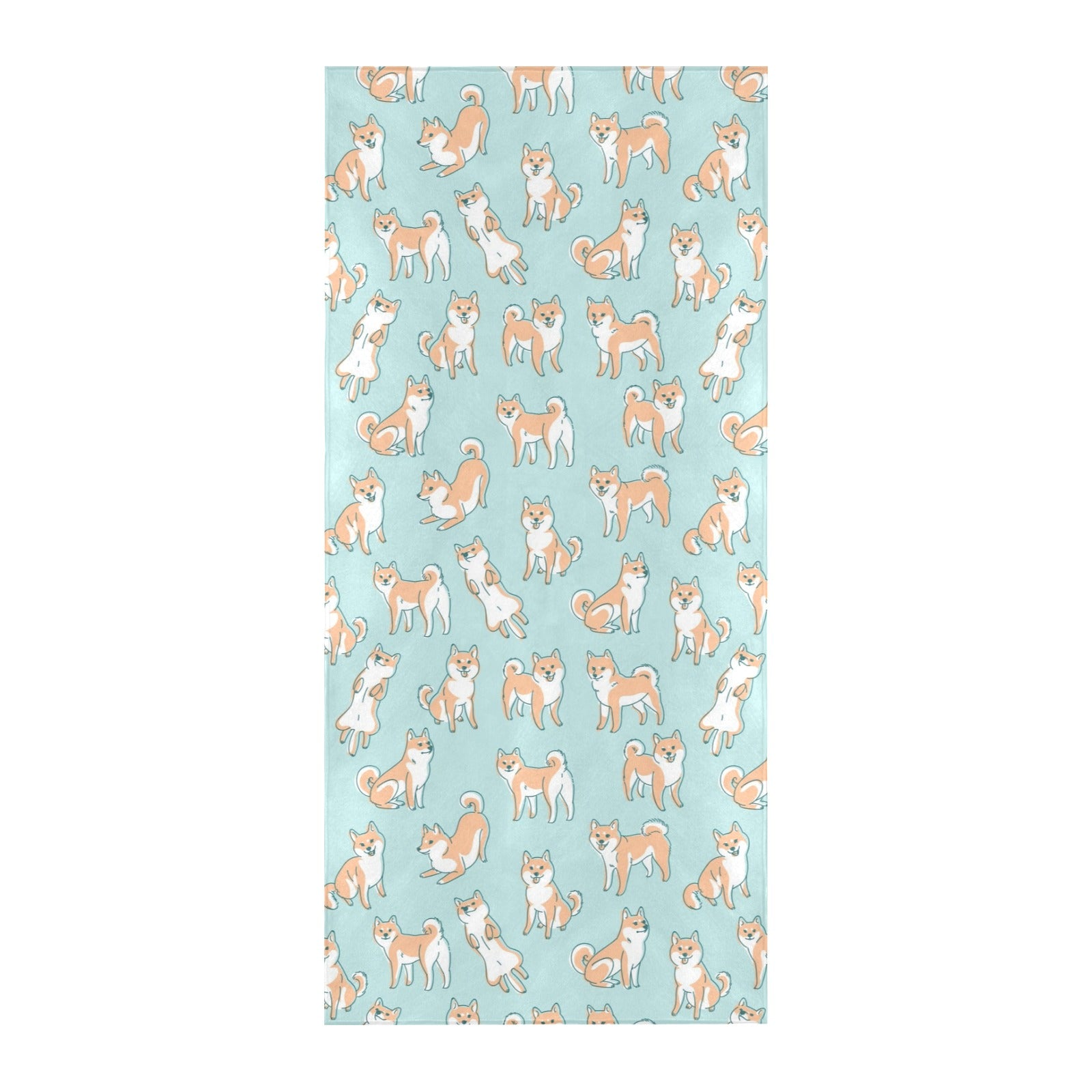 Shiba Inu Print Design LKS304 Beach Towel 32" x 71"