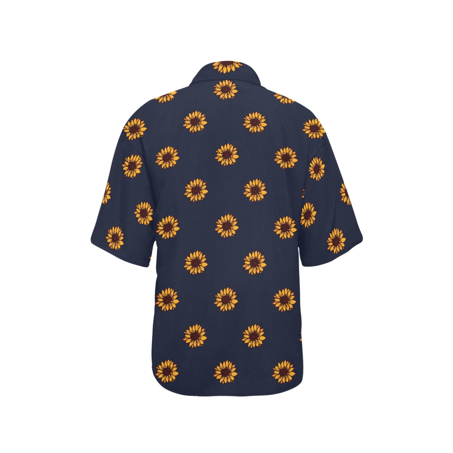 Sunflower Print Design LKS304 Women's Hawaiian Shirt