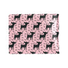 Chihuahua Pink Print Pattern Men's ID Card Wallet