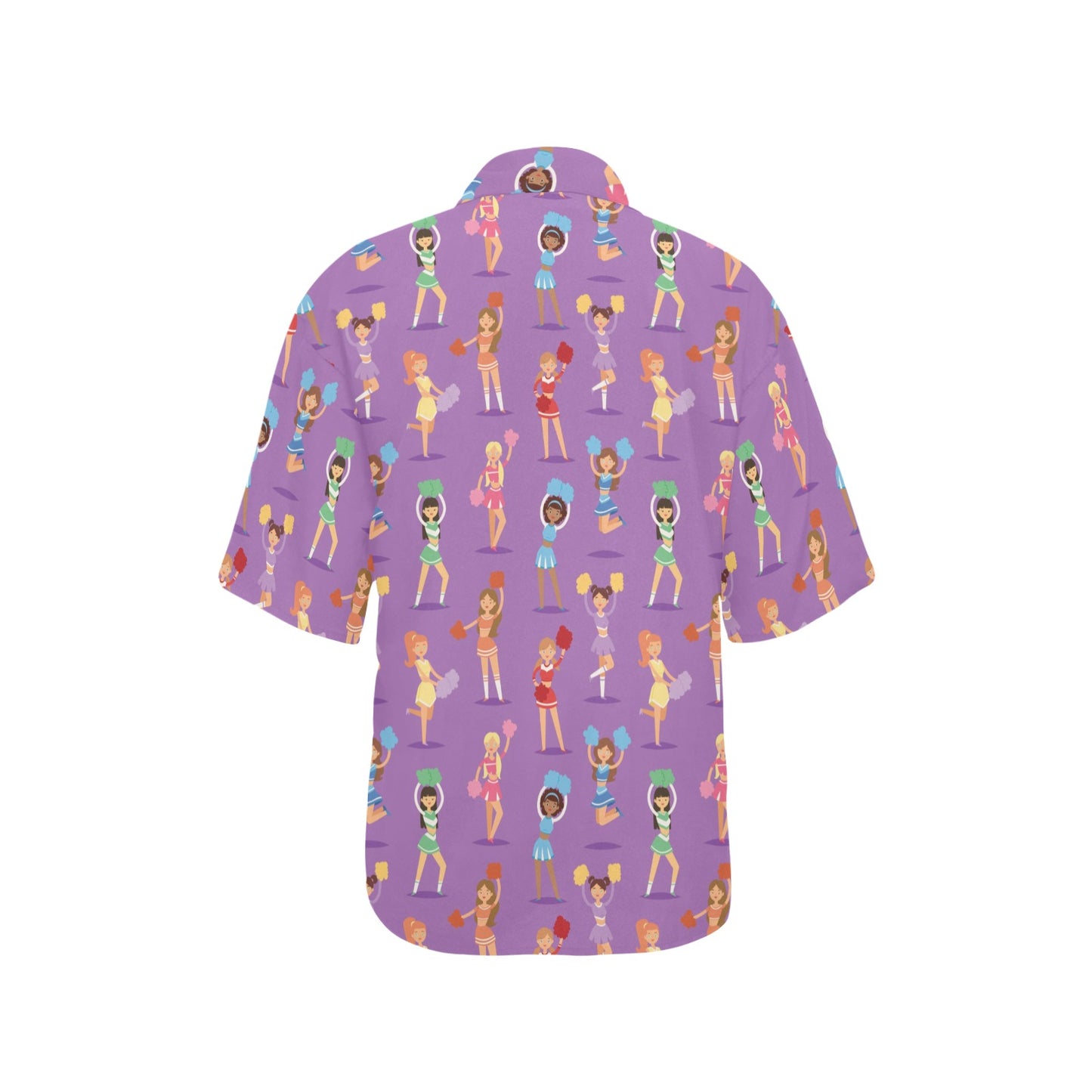 Cheerleader Pattern Print Design 02 Women's Hawaiian Shirt