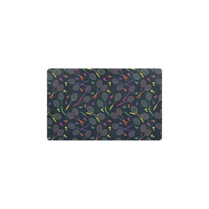Badminton Pattern Print Design 04 Kitchen Mat