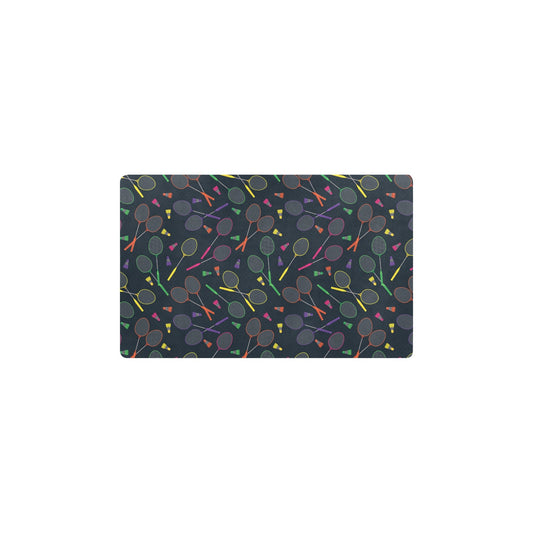 Badminton Pattern Print Design 04 Kitchen Mat