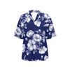 Cherry Blossom Pattern Print Design CB01 Women's Hawaiian Shirt