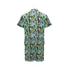 Cactus Watercolor Style Print Men's Romper