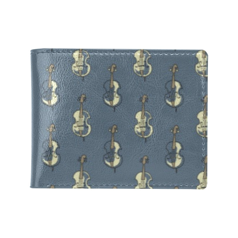 Violin Print Design LKS403 Men's ID Card Wallet