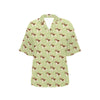 Beagle Pattern Print Design 07 Women's Hawaiian Shirt