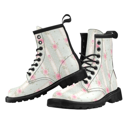 Rose Pattern Print Design RO016 Women's Boots
