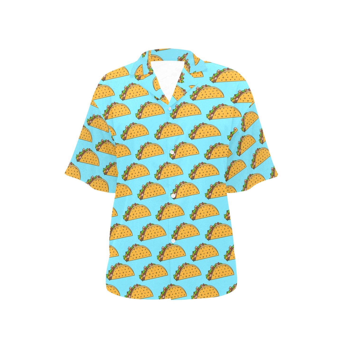 Taco Pattern Print Design TC03 Women's Hawaiian Shirt