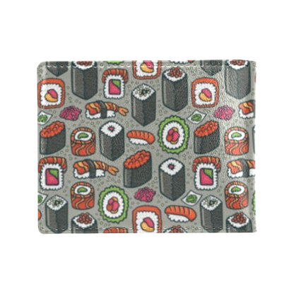Sushi Print Design LKS301 Men's ID Card Wallet