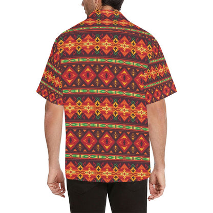 Southwest Pattern Print Design LKS309 Men's Hawaiian Shirt