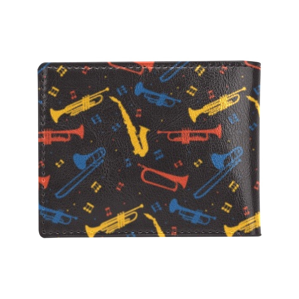 Saxophone Print Design LKS407 Men's ID Card Wallet