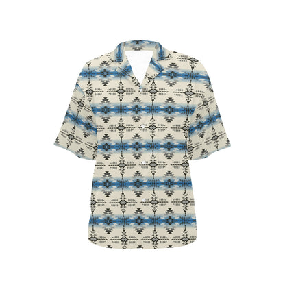 Southwest Pattern Print Design LKS304 Women's Hawaiian Shirt