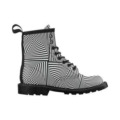 Vortex Print Design LKS302 Women's Boots
