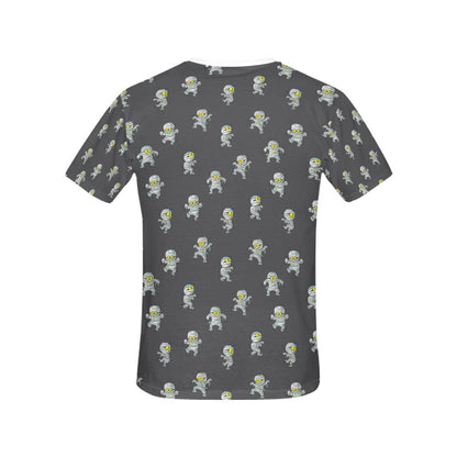 Mummy Print Design LKS305 Women's  T-shirt