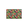 Hibiscus Red With Parrotprint Design LKS303 Kitchen Mat