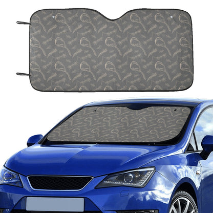 Steak Print Design LKS302 Car front Windshield Sun Shade