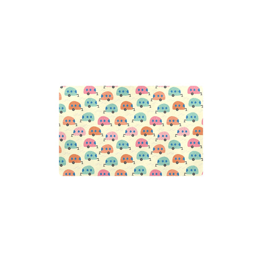 Camper Pattern Print Design 06 Kitchen Mat