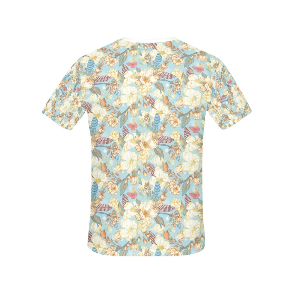 Summer Floral Print Design LKS302 Women's  T-shirt