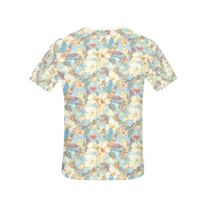 Summer Floral Print Design LKS302 Women's  T-shirt