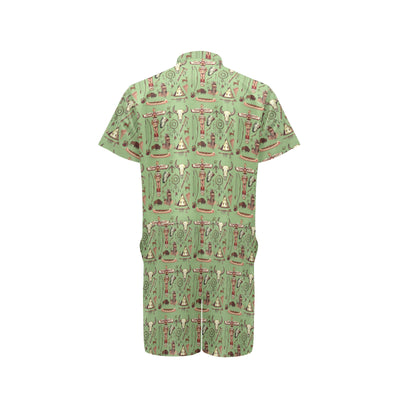 Native Indian Themed Design Print Men's Romper