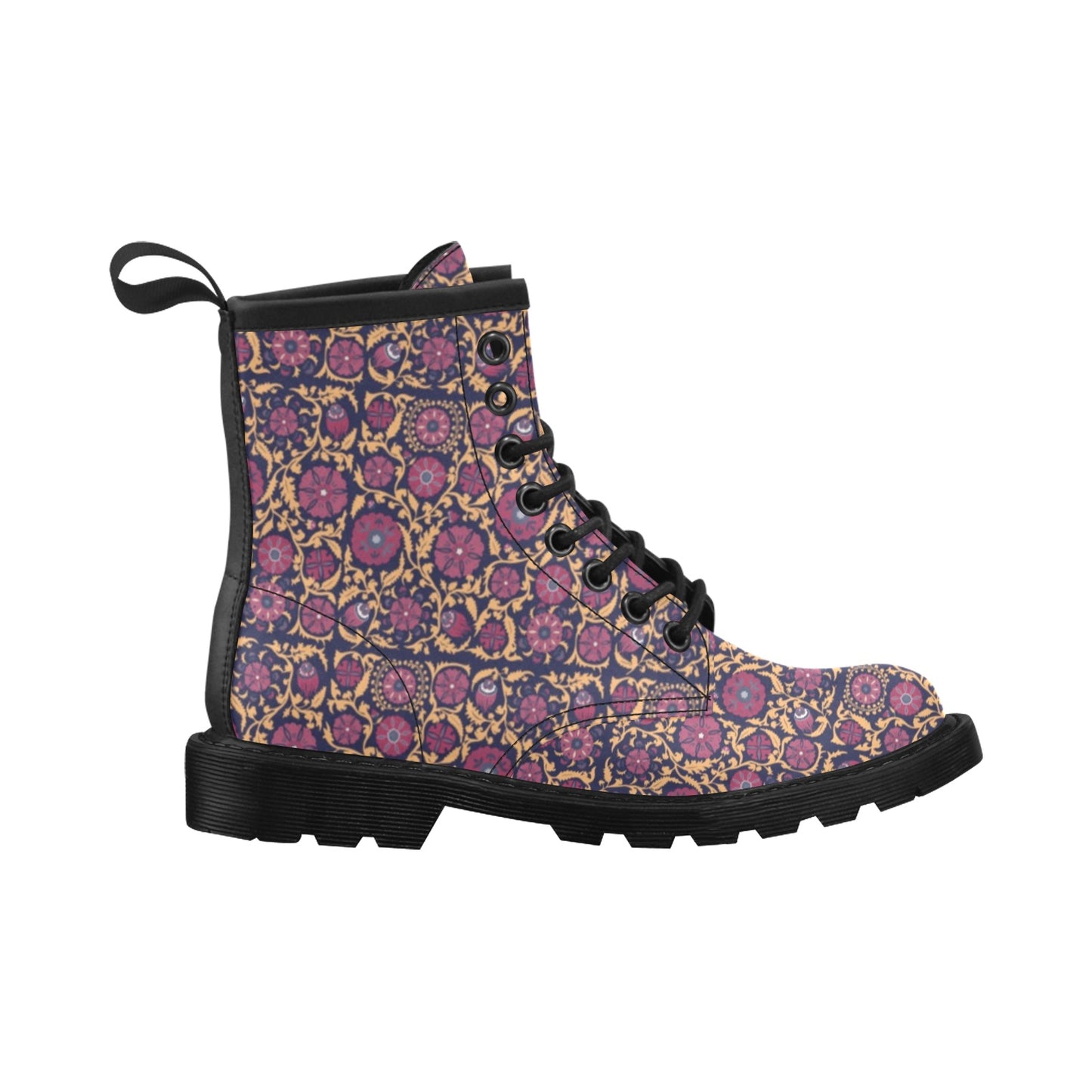 Suzani Print Design LKS303 Women's Boots