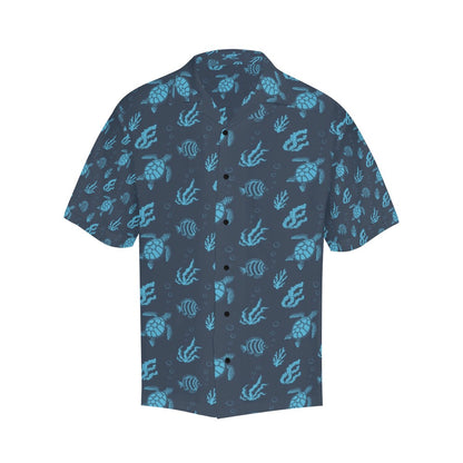 Sea Turtle Print Design LKS307 Men's Hawaiian Shirt