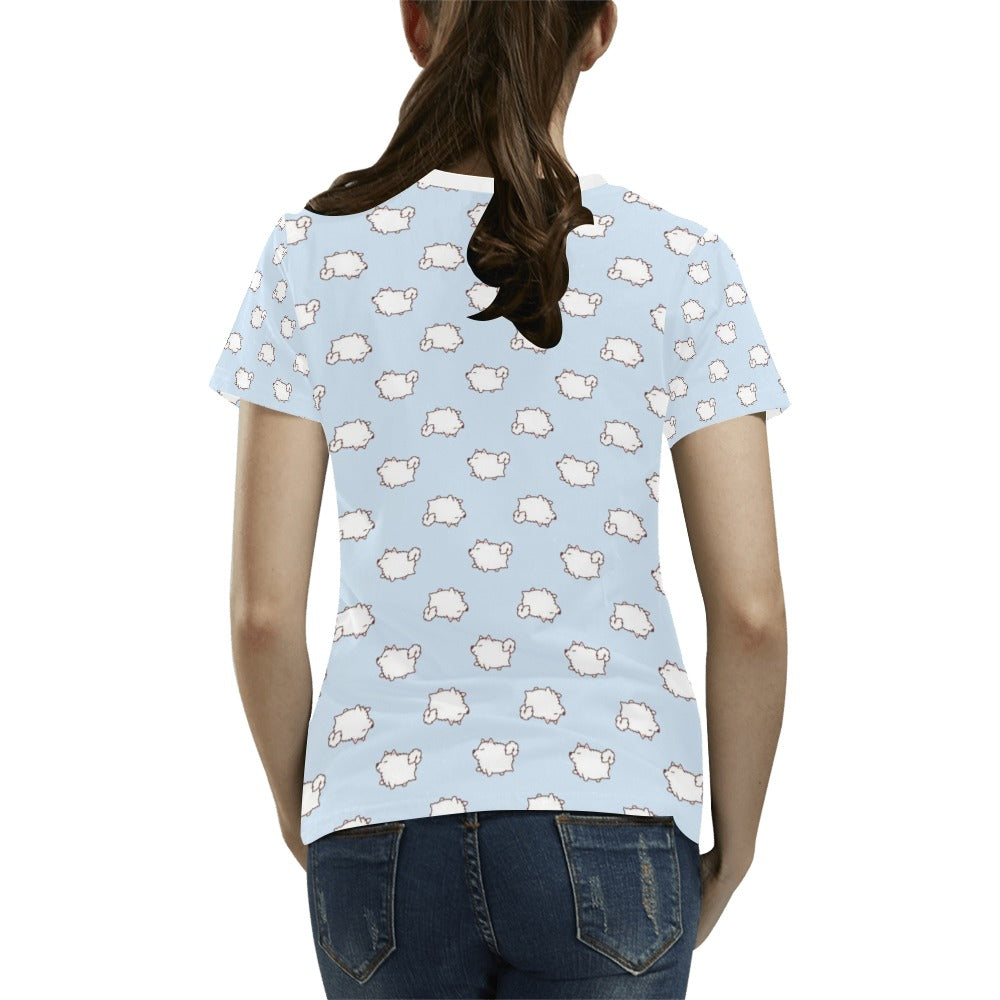 Samoyeds Print Design LKS301 Women's  T-shirt