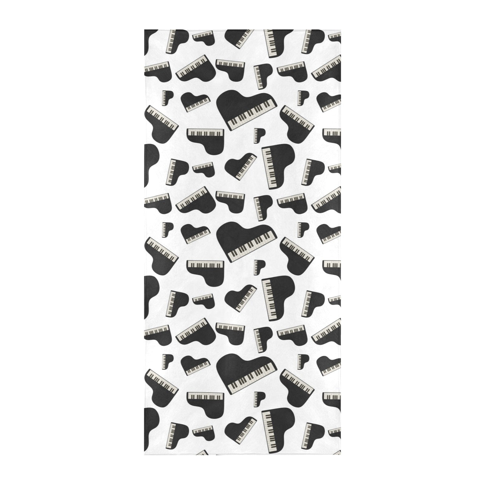 Piano Print Design LKS405 Beach Towel 32" x 71"