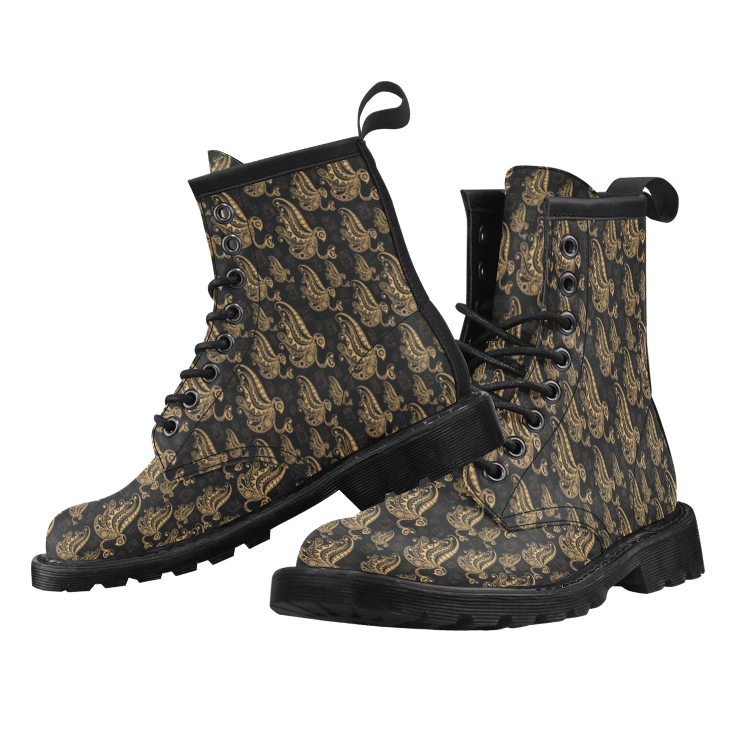 Owl Tribal Polynesian Design Print Women's Boots