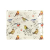 Bird Watercolor Design Pattern Men's ID Card Wallet