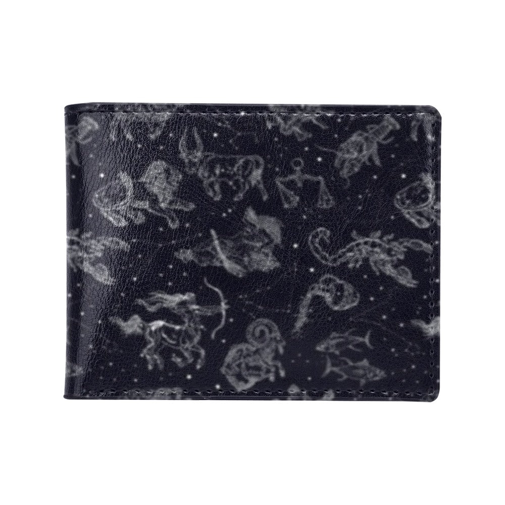 Zodiac Print Design LKS304 Men's ID Card Wallet