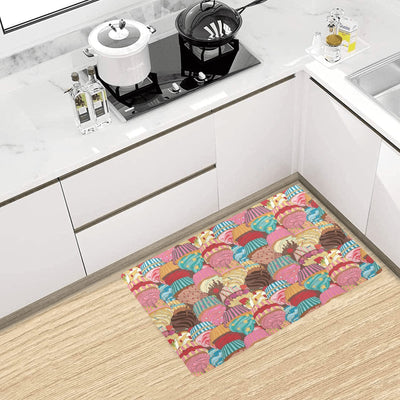 Cupcake Pattern Print Design CP01 Kitchen Mat