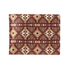 Navajo Native Color Print Pattern Men's ID Card Wallet