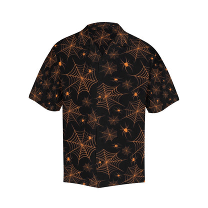Spider Web Print Design LKS306 Men's Hawaiian Shirt