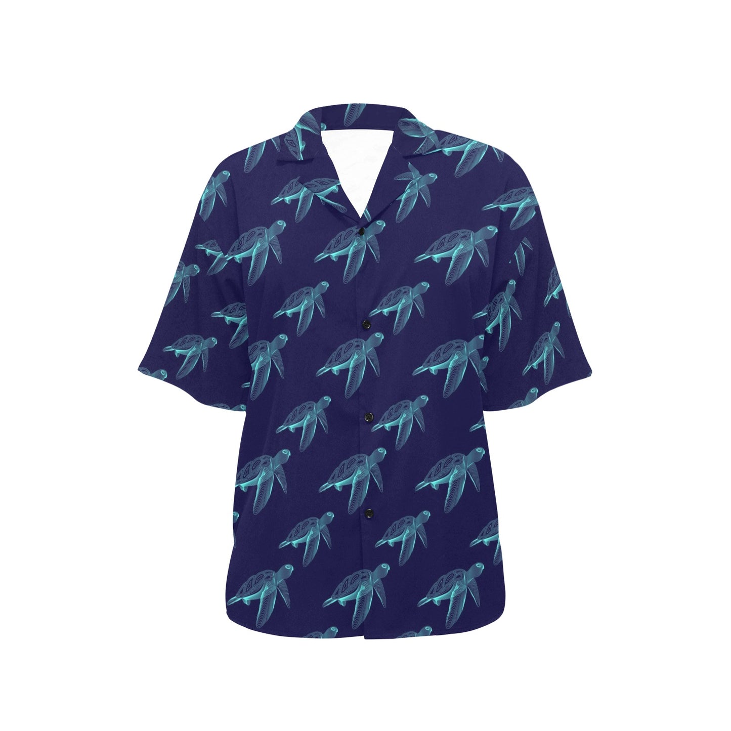 Sea Turtle Pattern Print Design T04 Women's Hawaiian Shirt