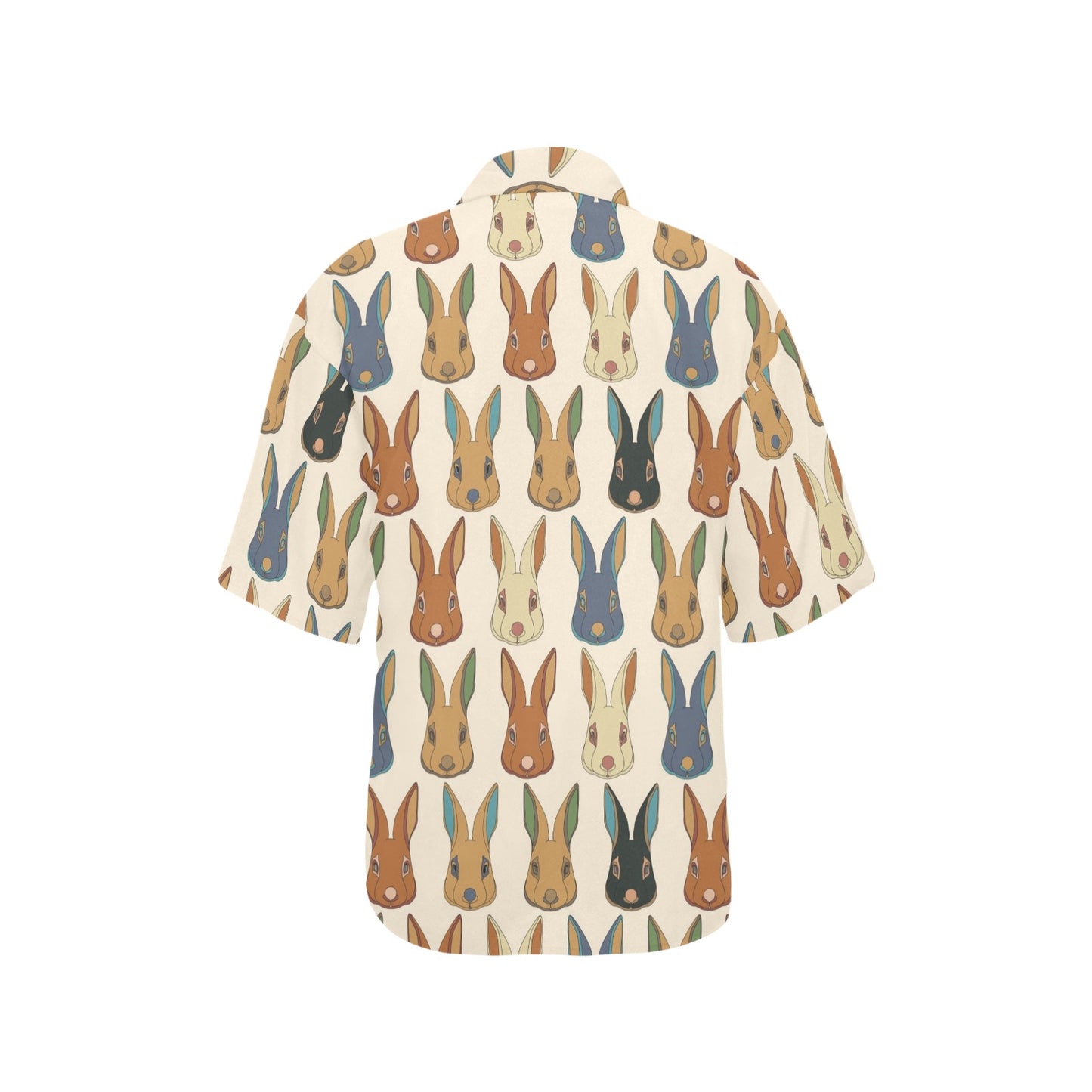 Rabbit Pattern Print Design RB04 Women's Hawaiian Shirt