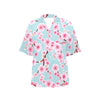 Cherry Blossom Pattern Print Design CB04 Women's Hawaiian Shirt