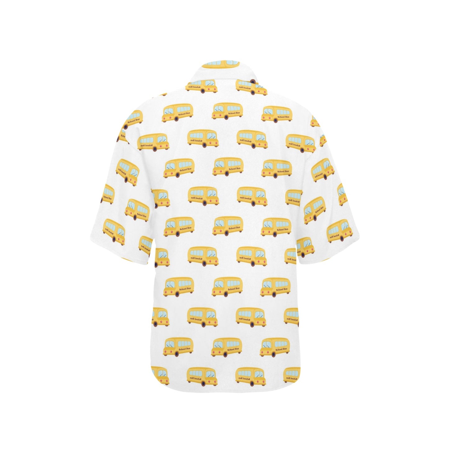 School Bus Print Design LKS306 Women's Hawaiian Shirt