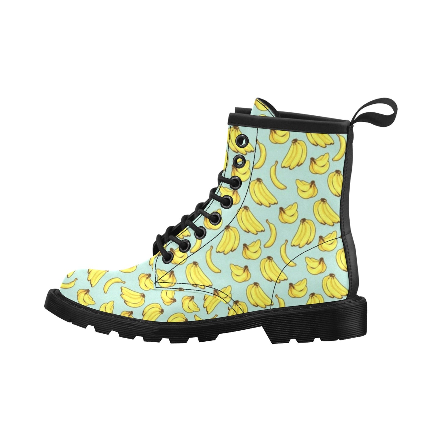 Banana Pattern Print Design BA04 Women's Boots