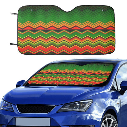 Serape Print Design LKS306 Car front Windshield Sun Shade