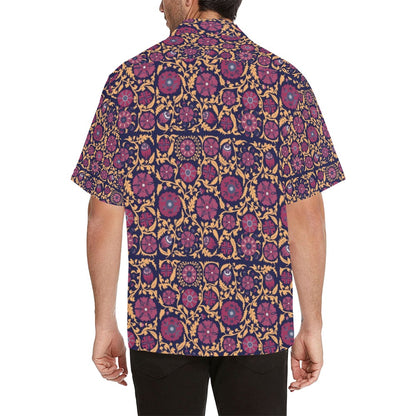 Suzani Print Design LKS303 Men's Hawaiian Shirt