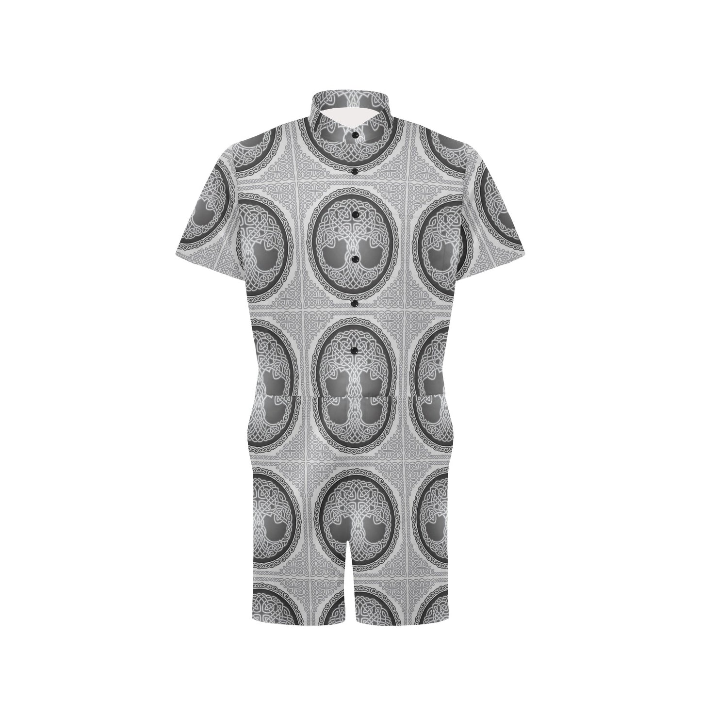 Celtic Tree of life Print Men's Romper