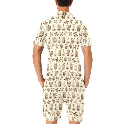 Native Indian Pattern Design Print Men's Romper